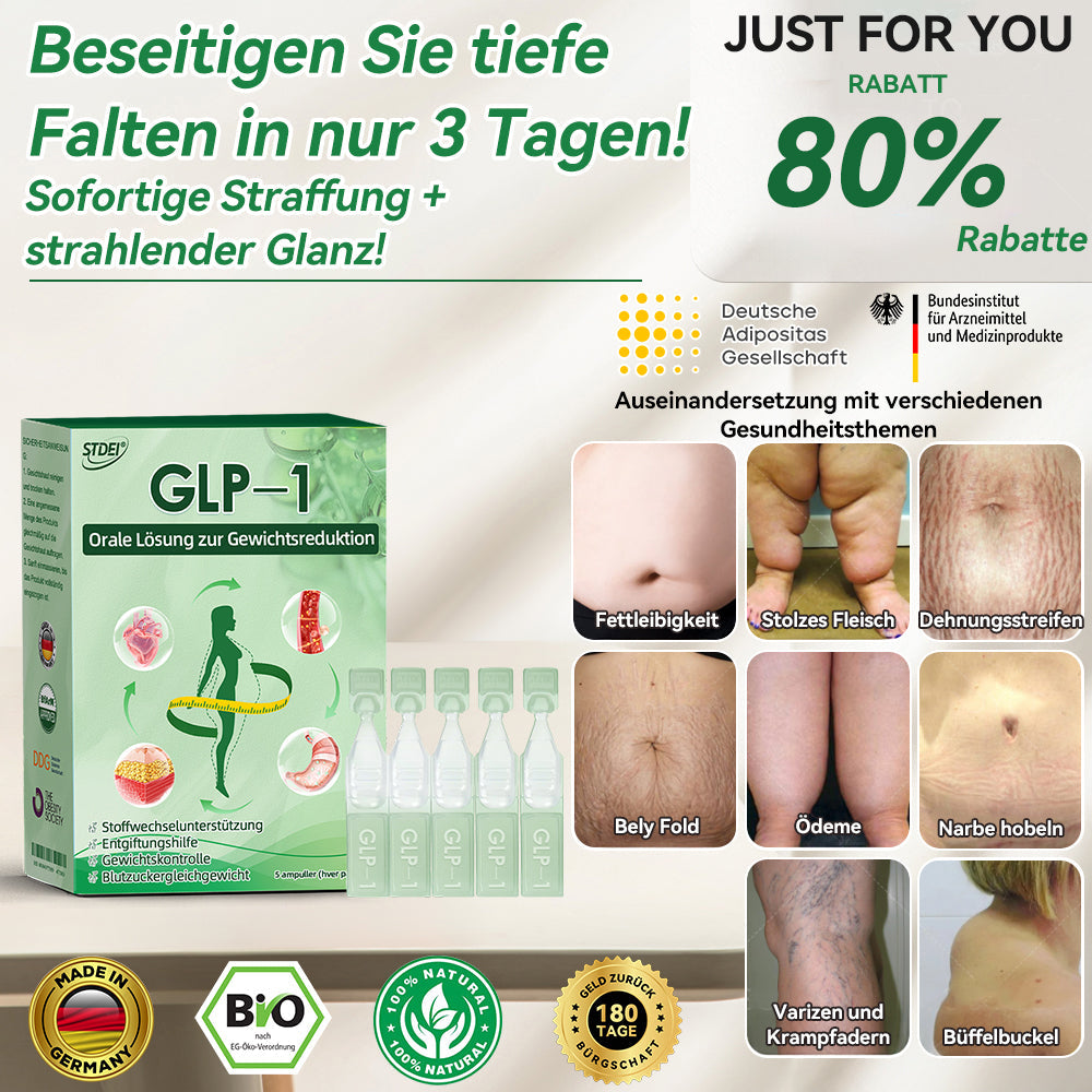 𝐒𝐓𝐃𝐄𝐈® 𝐆𝐋𝐏-𝟏 𝐎𝐫𝐚𝐥𝐞 𝐋ö𝐬𝐮𝐧𝐠 🎁🎁 𝐍𝐮𝐫 𝐞𝐢𝐧𝐞 𝐃𝐨𝐬𝐢𝐬 𝐚𝐥𝐥𝐞 𝐳𝐰𝐞𝐢 𝐓𝐚𝐠𝐞 – 𝐧𝐚𝐜𝐡 𝟏𝟎 𝐓𝐚𝐠𝐞𝐧 𝐬𝐞𝐡𝐞𝐧 𝐒𝐢𝐞 𝐛𝐞𝐫𝐞𝐢𝐭𝐬 𝐬𝐢𝐜𝐡𝐭𝐛𝐚𝐫𝐞 𝐕𝐞𝐫ä𝐧𝐝𝐞𝐫𝐮𝐧𝐠𝐞𝐧 ✅ Für Adipositas, Herz-Kreislauf, Diabetes, Schlafapnoe, Gelenke und mehr🌺