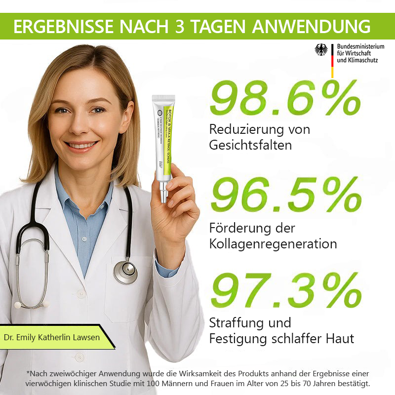 （Offizieller Store）💫 STDEI® Botox & Vitamin-A-Retinol Shot Anti-Falten Straffungscreme - Jetzt 50% im Jahresendverkauf!🔥