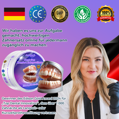𝐉𝐚𝐬𝐬𝐞𝐞𝐦® Neueste Premium-Komfort-Zahnersätze🎁(Hochwertige Zahnersätze, Bequem zu Tragen - 70% Rabatt für begrenzte Zeit)