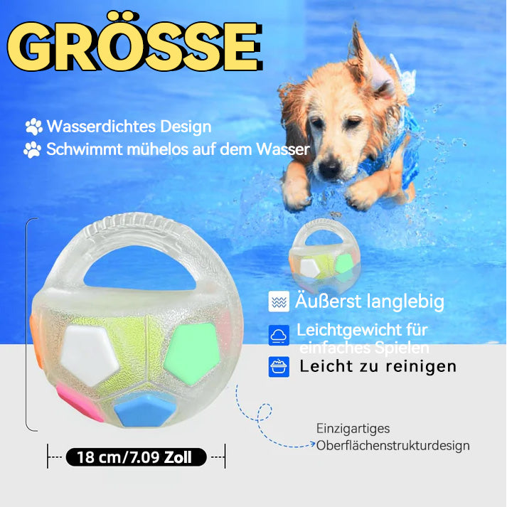 COLORIVER® TPR Hundesoccerball 🎉 – Robustes Kauen, Hüpfen & Spielen – (Letzter Tag! Angebot endet heute Nacht.)