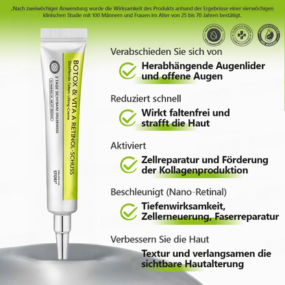 （Offizieller Store）💫 STDEI® Botox & Vitamin-A-Retinol Shot Anti-Falten Straffungscreme - Jetzt 50% im Jahresendverkauf!🔥