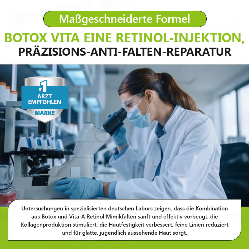 （Offizieller Store）💫 STDEI® Botox & Vitamin-A-Retinol Shot Anti-Falten Straffungscreme - Jetzt 50% im Jahresendverkauf!🔥