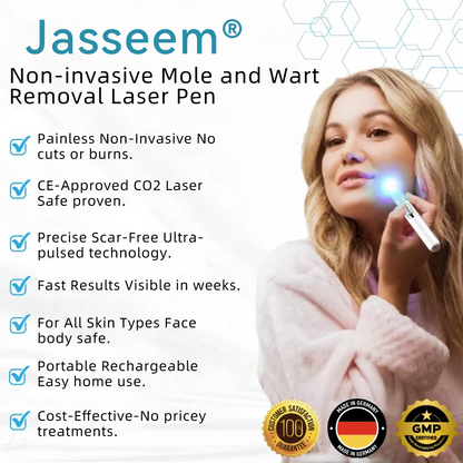 𝐉𝐚𝐬𝐬𝐞𝐞𝐦®💧𝐍𝐢𝐜𝐡𝐭-𝐢𝐧𝐯𝐚𝐬𝐢𝐯 𝐋𝐞𝐛𝐞𝐫𝐟𝐥𝐞𝐜𝐤- 𝐮𝐧𝐝 𝐖𝐚𝐫𝐳𝐞𝐧𝐞𝐧𝐭𝐟𝐞𝐫𝐧𝐮𝐧𝐠𝐬-𝐋𝐚𝐬𝐞𝐫𝐬𝐭𝐢𝐟𝐭 (Schnelle und schmerzlose Entfernung von Warzen, Muttermalen, Altersflecken und Hautflecken – ohne Nebenwirkungen)